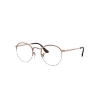 Ray-Ban Eyeglasses Unisex Round Gaze - Bronze-copper Frame Clear Lenses Polarized 48-22