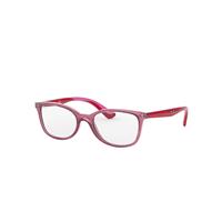 Ray-Ban Eyeglasses Children Rb1586 Optics Kids - Fuxia Frame Clear Lenses Polarized 49-16