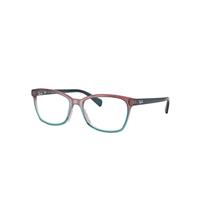 Ray-Ban Eyeglasses Woman Rb5362 Optics - Blue Frame Clear Lenses 52-17