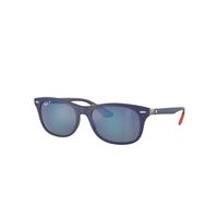 Ray-Ban Sunglasses Unisex Rb4607m Scuderia Ferrari Collection - Blue Frame Grey Lenses Polarized 55-17