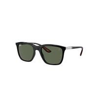 Ray-Ban Sunglasses Unisex Rb4433m Scuderia Ferrari Collection - Black Frame Green Lenses 54-20