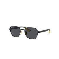 Ray-Ban Sunglasses Unisex Rb3794m Scuderia Ferrari Collection - Black Frame Grey Lenses 54-20