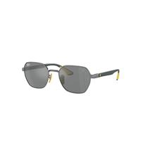Ray-Ban Sunglasses Unisex Rb3794m Scuderia Ferrari Collection - Green Frame Grey Lenses 54-20