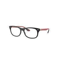 Ray-Ban Eyeglasses Unisex Rb7307m Optics Scuderia Ferrari Collection - Red Frame Clear Lenses Polarized 52-17