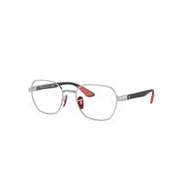 Ray-Ban Eyeglasses Unisex Rb6594m Optics Scuderia Ferrari Collection - Black Frame Clear Lenses Polarized 54-20