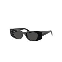 Ray-Ban Sunglasses Unisex Kat Bio-based - Black Frame Grey Lenses 49-20