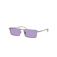 Ray-Ban Sunglasses Unisex Emy Bio-based - Gunmetal Frame Violet Lenses 59-17