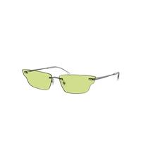 Ray-Ban Sunglasses Unisex Anh Bio-based - Gunmetal Frame Green Lenses 66-15