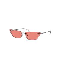 Ray-Ban Sunglasses Unisex Anh Bio-based - Gunmetal Frame Pink Lenses 63-15