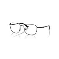 Ray-Ban Eyeglasses Unisex Rb6523d Optics - Black Frame Clear Lenses Polarized 56-17