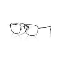Ray-Ban Eyeglasses Unisex Rb6523d Optics - Black Frame Clear Lenses Polarized 56-17