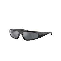 Ray-Ban Sunglasses Unisex Izaz Bio-based - Black Frame Grey Lenses 59-13