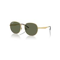 Ray-Ban Sunglasses Unisex Rb3727d - Arista Gold Frame Green Lenses Polarized 57-19
