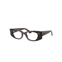 Ray-Ban Eyeglasses Unisex Kat Optics Bio-based - Havana Frame Clear Lenses Polarized 50-18