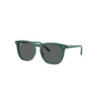 Ray-Ban Sunglasses Unisex Rb2210 - Transparent Green Frame Grey Lenses 53-21