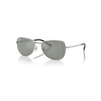 Ray-Ban Sunglasses Unisex Rb3733 - Silver Frame Green Lenses 56-17