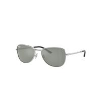 Ray-Ban Sunglasses Unisex Rb3733 - Silver Frame Green Lenses 59-17