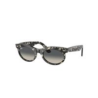 Ray-Ban Sunglasses Unisex Wayfarer Oval - Grey Havana Frame Grey Lenses 50-22