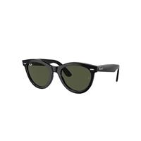 Ray-Ban Sunglasses Unisex Wayfarer Way - Black Frame Green Lenses 51-21