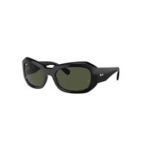 Ray-Ban Sunglasses Unisex Beate - Black Frame Green Lenses 56-20