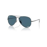 Ray-Ban Sunglasses Unisex Aviator Titanium - Gunmetal Frame Blue Lenses Polarized 62-14