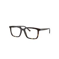 Ray-Ban Eyeglasses Unisex Alain Optics - Havana Frame Clear Lenses Polarized 52-18