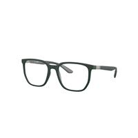 Ray-Ban Eyeglasses Unisex Rb7235 Optics - Sand Green Frame Clear Lenses Polarized 55-19