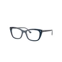 Ray-Ban Eyeglasses Unisex Rb5433 Optics - Blue Frame Clear Lenses Polarized 50-19