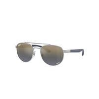 Ray-Ban Sunglasses Unisex Rb3736 Chromance - Blue Frame Blue Lenses Polarized 56-19
