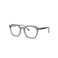 Ray-Ban Eyeglasses Unisex Alice Optics - Black On Opal Grey Frame Clear Lenses Polarized 52-21