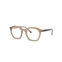 Ray-Ban Eyeglasses Unisex Alice Optics - Brown On Tortledove Frame Clear Lenses Polarized 52-21