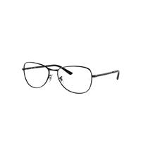 Ray-Ban Eyeglasses Unisex Rb3733v Optics - Black Frame Clear Lenses Polarized 54-17