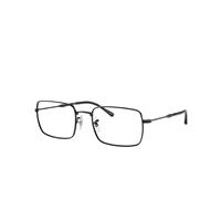 Ray-Ban Eyeglasses Unisex Rb6520 Optics - Black Frame Clear Lenses Polarized 53-20