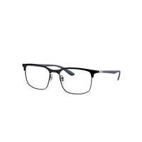 Ray-Ban Eyeglasses Unisex Rb6518 Optics - Sand Blue Frame Clear Lenses Polarized 57-19