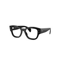 Ray-Ban Eyeglasses Unisex Jorge Optics - Black Frame Clear Lenses Polarized 52-20