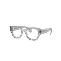Ray-Ban Eyeglasses Unisex Jorge Optics - Transparent Grey Frame Clear Lenses Polarized 52-20