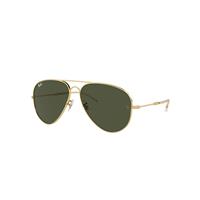 Ray-Ban Sunglasses Unisex Old Aviator - Arista Gold Frame Green Lenses 58-14