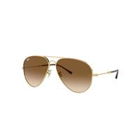 Ray-Ban Sunglasses Unisex Old Aviator - Arista Gold Frame Brown Lenses 62-14
