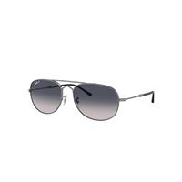 Ray-Ban Sunglasses Unisex Bain Bridge - Gunmetal Frame Blue Lenses Polarized 57-17