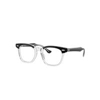 Ray-Ban Eyeglasses Children Rb9098v Optics Kids - Black On Transparent Frame Clear Lenses Polarized 45-18