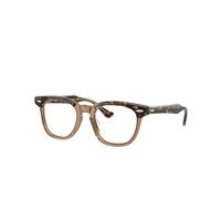 Ray-Ban Eyeglasses Children Rb9098v Optics Kids - Havana On Transparent Frame Clear Lenses Polarized 43-18