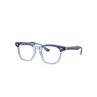 Ray-Ban Eyeglasses Children Rb9098v Optics Kids - Top Violet On Transparent Violet Frame Clear Lenses Polarized 43-18