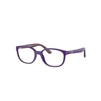 Ray-Ban Eyeglasses Children Rb1632 Optics Kids Bio-based - Violet On Bordeaux Frame Clear Lenses 48-16