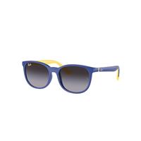 Ray-Ban Sunglasses Children Rb9079s Kids Bio-based - Light Blue On Yellow Frame Violet Lenses 49-16