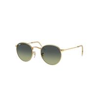 Ray-Ban Sunglasses Man Round Metal - Arista Gold Frame Green Lenses 50-21