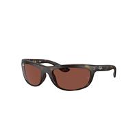 Ray-Ban Sunglasses Man Balorama - Havana Frame Red Lenses 62-19