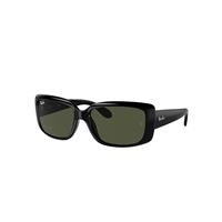 Ray-Ban Sunglasses Woman Rb4389 - Black Frame Green Lenses 58-17