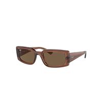 Ray-Ban Sunglasses Unisex Kiliane Bio-based - Transparent Brown Frame Brown Lenses 54-21