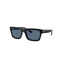 Ray-Ban Sunglasses Unisex Warren Bio-based - Black Frame Blue Lenses 57-20