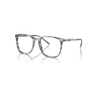 Ray-Ban Eyeglasses Unisex Rb5387 Optics - Striped Blue Frame Clear Lenses Polarized 52-18